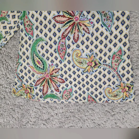 Zara Paisley Printed Flared Trousers - Picture 5 of 8